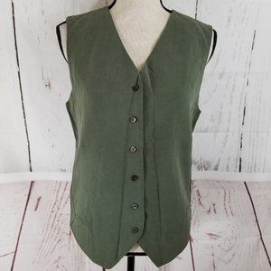 Episode By Carolyn Wight Freeman Vest Sz 2 Green